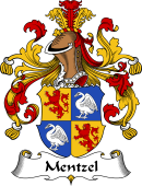 German Wappen Coat of Arms for Mentzel