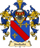 Italian Family Coat of Arms (v.25a) Sinibaldi