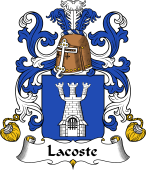 Coat of Arms from France for Lacoste