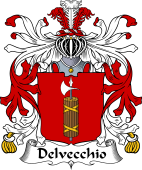 Italian Coat of Arms for Delvecchio