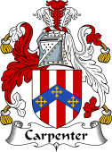 English Coat of Arms for the family Carpenter