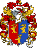 English or Welsh Coat of Arms for Lewin