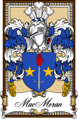 Scottish Coat of Arms Bookplate for MacMoran