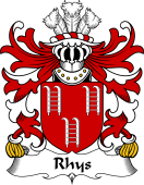 Welsh Coat of Arms for Rhys (AP DAFYDD)