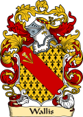 English or Welsh Family Coat of Arms (v.23) for Wallis
