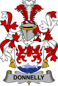 Irish Coat of Arms for Donnelly or O'Donnelly