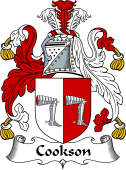 English Coat of Arms for the family Cookson