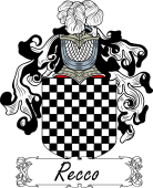 Araldica Italiana Coat of arms used by the Italian family Recco