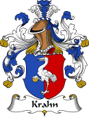 German Wappen Coat of Arms for Krahn