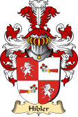 v.23 Coat of Family Arms from Germany for Hibler