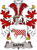 Coat of arms used by the Danish family Sappe