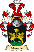 v.23 Coat of Family Arms from Germany for Mangen