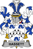 Irish Coat of Arms for Hassett or Hasset