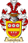 v.23 Coat of Family Arms from Germany for Ladenberg