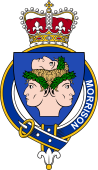 British Garter Coat of Arms for Morrison (Scotland)