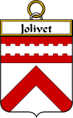 French Coat of Arms Badge for Jolivet