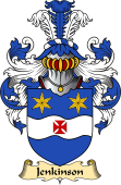 English Coat of Arms (v.23) for the family Jenkinson