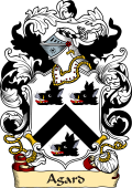 English or Welsh Family Coat of Arms (v.23) for Agard (Lancashire)
