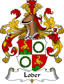 German Wappen Coat of Arms for Loder