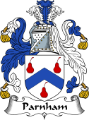 English Coat of Arms for the family Parnham