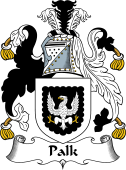 English Coat of Arms for the family Palk