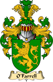 Irish Family Coat of Arms (v.23) for O'Farrell or Ferrell