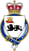 Families of Britain Coat of Arms Badge for: Kennelly (Ireland)