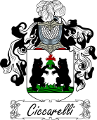 Araldica Italiana Coat of arms used by the Italian family Ciccarelli