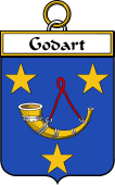 French Coat of Arms Badge for Godart