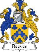 Irish Coat of Arms for Reeves or Reve