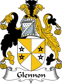 Irish Coat of Arms for Glennon or Glenane