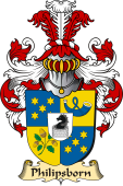 v.23 Coat of Family Arms from Germany for Philipsborn