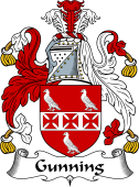 English Coat of Arms for the family Gunning