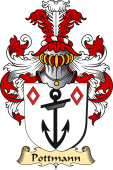v.23 Coat of Family Arms from Germany for Pottmann
