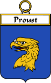 French Coat of Arms Badge for Proust