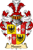 v.23 Coat of Family Arms from Germany for Hauser
