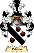 English Coat of Arms (v.23) for the family Paddon