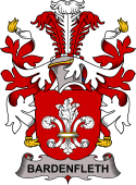 Coat of arms used by the Danish family Bardenfleth