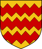 English Family Shield for Delamare