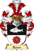 v.23 Coat of Family Arms from Germany for Rorer