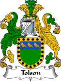English Coat of Arms for Tolson