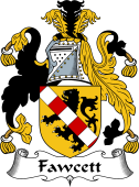 English Coat of Arms for the family Fawcett