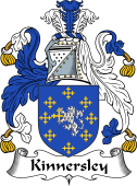 English Coat of Arms for the family Kinnersley