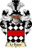 French Family Coat of Arms (v.23) for Begue (le)