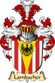 v.23 Coat of Family Arms from Germany for Lambacher