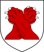 English Family Shield for Andesley