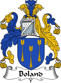 English Coat of Arms for Boland