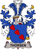 Norwegian Coat of Arms for Thorsen
