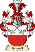 v.23 Coat of Family Arms from Germany for Kempff