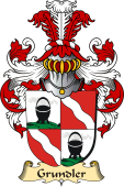 v.23 Coat of Family Arms from Germany for Grundler
